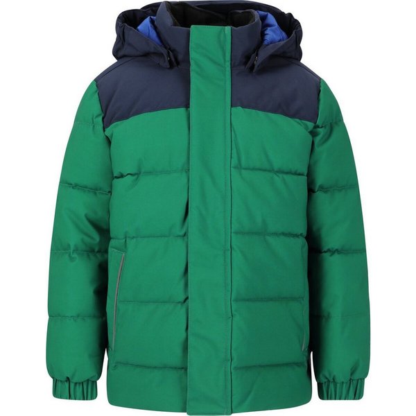 ZIGZAG Winterjacke Esra Puffer Jacket (wasserdicht, winddicht, warm wattiert) grün Kinder