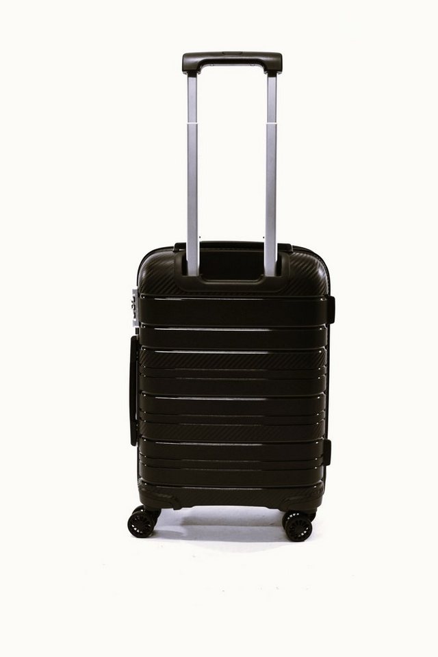 Zimmert Leather Trolley SCROLL-LIGHT bruchsicheres Polypropylen, 4 Rollen, 4 Rollen S 55 M 66 L 75 cm, 4 Rollen, Grau, Rot, Lila Blau, Schwarz – Bild 3 von 5