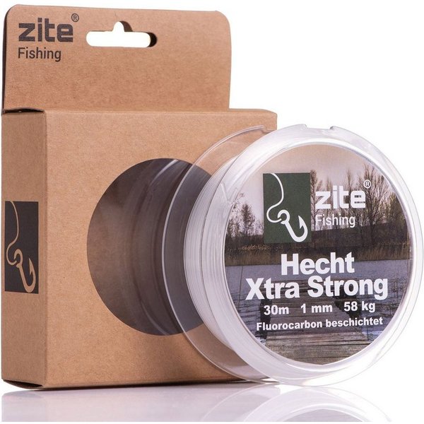 Zite Angelschnur Fluorocarbon Vorfachschnur 1,00mm, 58kg für Kunstköder-Angeln