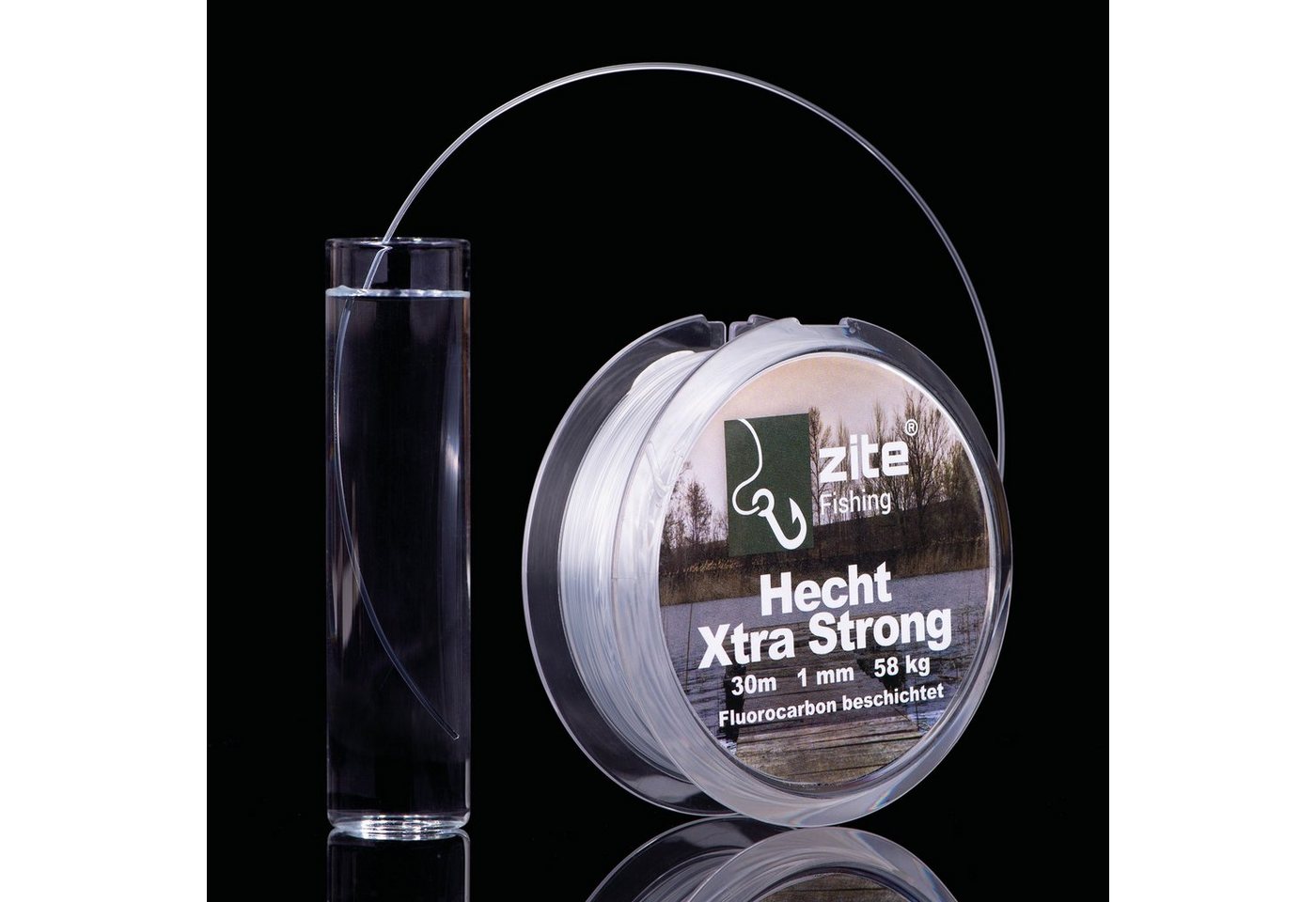 Zite Angelschnur Fluorocarbon Vorfachschnur 1,00mm, 58kg für Kunstköder-Angeln – Bild 5 von 5