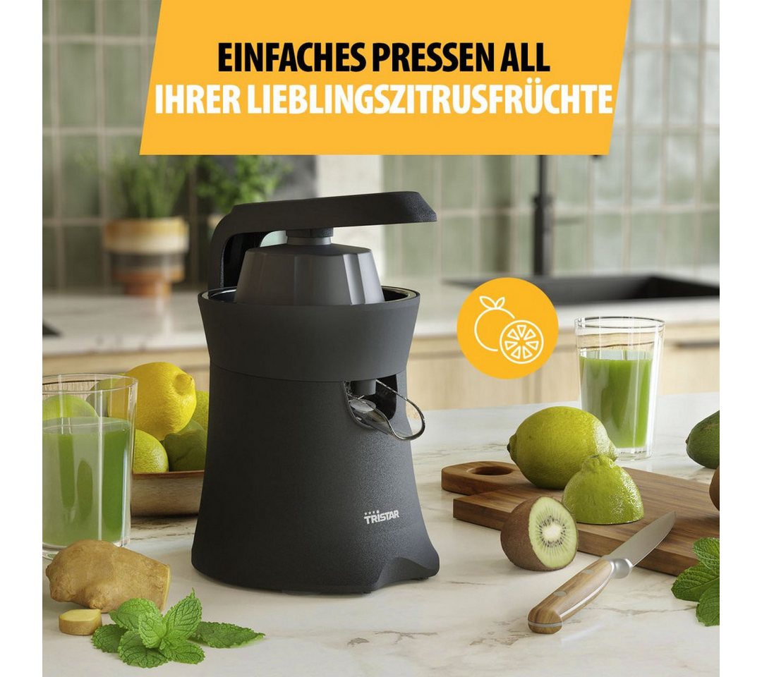 Tristar Zitruspresse Tristar CP-3015 Zitruspresse - Einzigartiger Presshebel - 120 W, 120 W, Einzigartiger Presshebel – 120 W – Bild 3 von 4