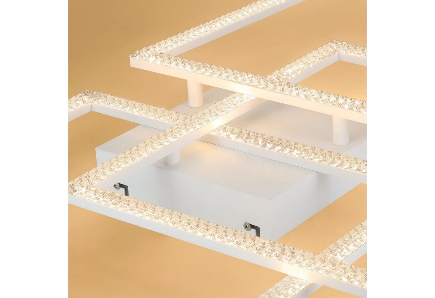 ZMH LED Deckenleuchte Deckenlampe Moderne 82W 72cm Wohnzimmer Schlafzimmer CCT/mit FB, Dimmbar mit Fernbedienung, LED fest integriert, warmweiß-kaltweiß, LED fe – Bild 5 von 5