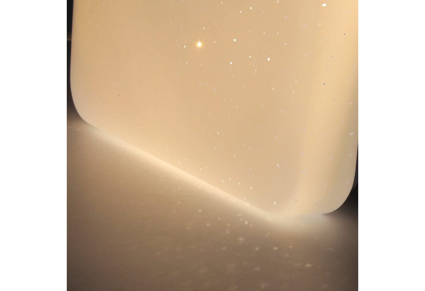 ZMH LED Deckenleuchte Wohnzimmer ∅21CM Modern 15W Sternenhimmel Deckenlampe Flur Küche, LED fest integriert, Neutralweiß, 1200lm,neutralweiß,Sternenhimmel-Desig – Bild 5 von 5
