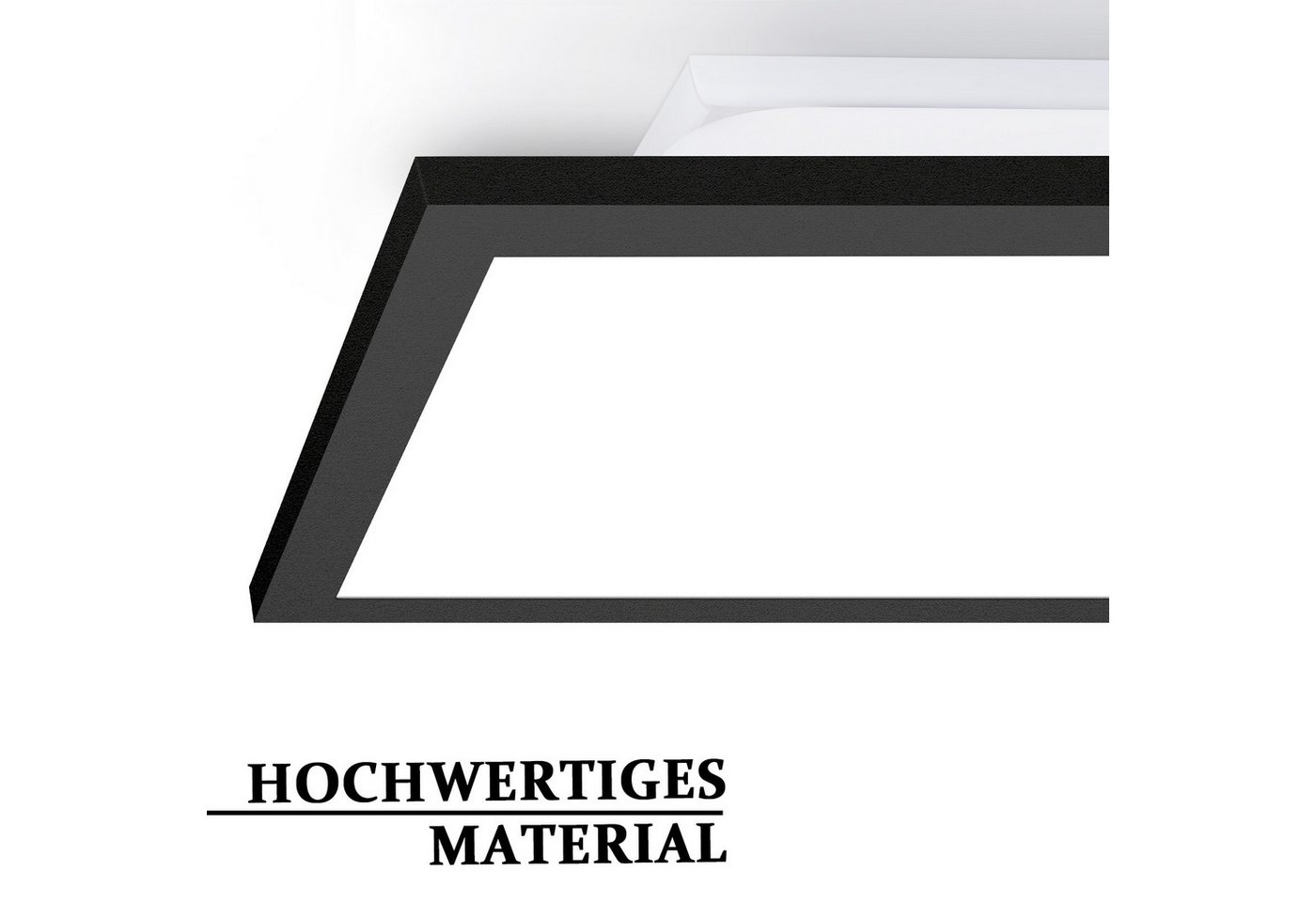 ZMH LED Deckenleuchte Wohnzimmer Deckenpanel Dimmbar Lang RGB Farbwechsel Werkstatt Flur, Backlight, LED fest integriert, RGB – Bild 4 von 5