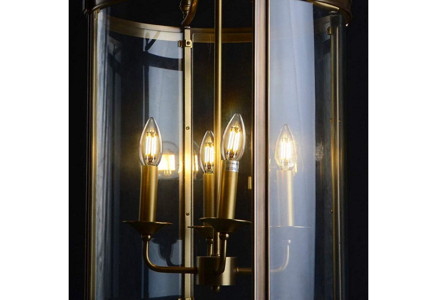 ZMH LED-Leuchtmittel E14 C35, Edison Kerzenlampe 4W, 6er-Pack, 2700 K warmweiß, E14, 6 St., Warmweiß, Filament Vintage, nicht dimmbar – Bild 3 von 5