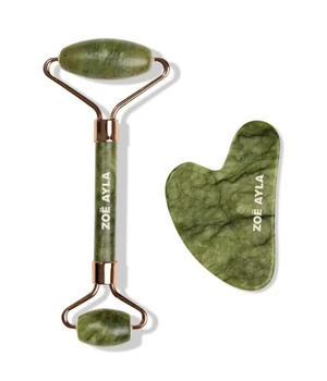 Zoë Ayla Gua Sha Therapy Jade and Gua Sha Gesicht Roll-On · 1 Stk