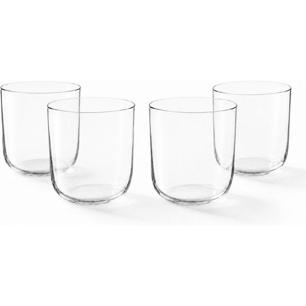 Zoha Glas Trinkgläser Set, Wasserglas BPA-frei, Wasser & Saft, spülmaschinenfest, 12-tlg., 4-teilig, 8-teilig, 12-teilig