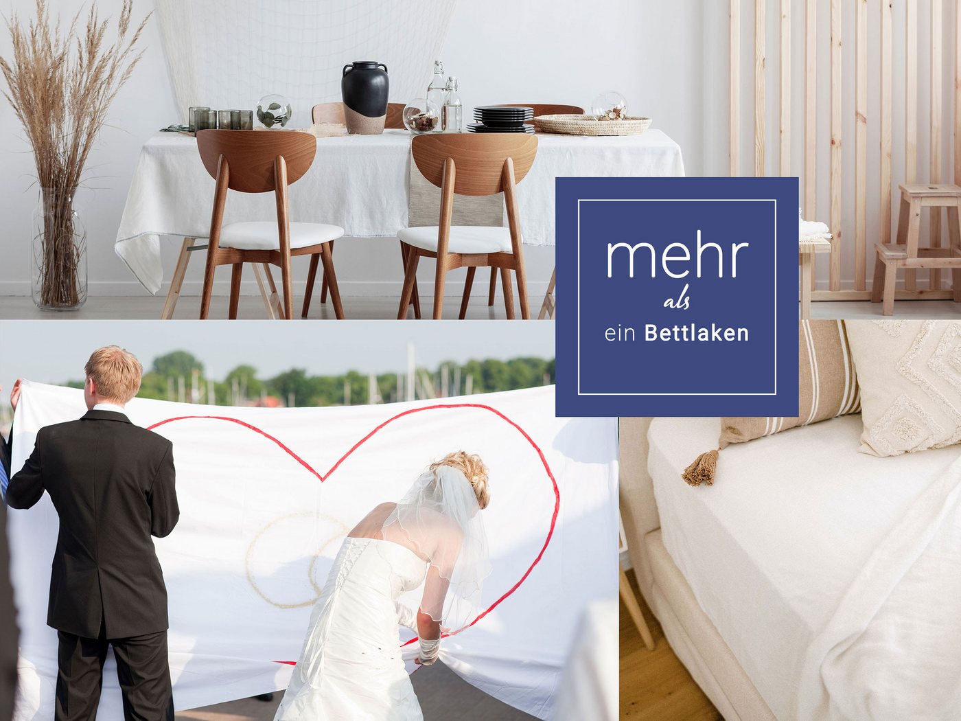 ZOLLNER Betttuch, Mischgewebe, Gummizug: ohne, (1 Stück), 160 x 280 cm, 80% Baumwolle, 20% Polyester, vom Hotelwäschespezialist – Bild 4 von 5