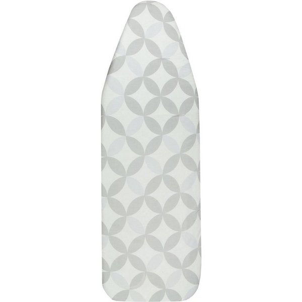 ZOLLNER Bügelbrettbezug, 100% Baumwolle, Schnappverschluss, 3mm dicker Fleece und Formschaum