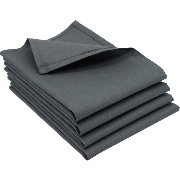 ZOLLNER Geschirrtuch, (Set, 4-tlg), 50 x 70 cm, 50% Baumwolle, 50% Leinen, vom Hotelwäschespezialisten