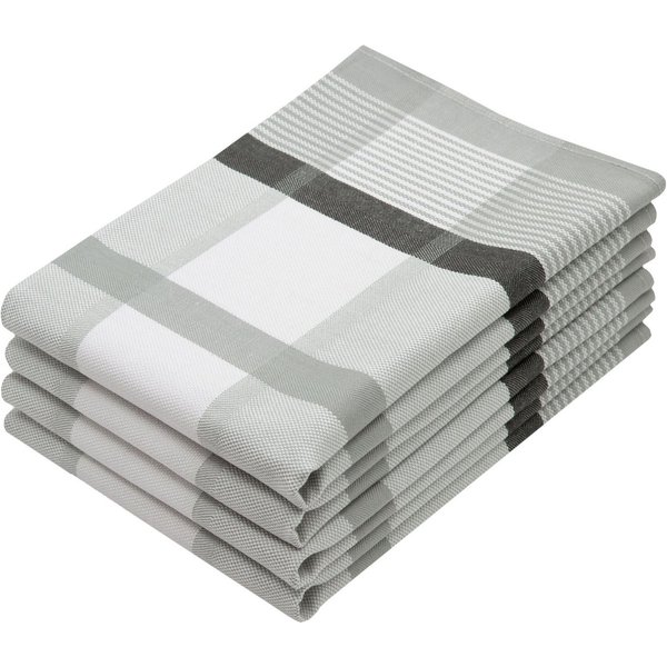 ZOLLNER Geschirrtuch, (Spar-Set, 4-tlg), 50 x 70 cm, 100% Baumwolle, vom Hotelwäschespezialisten