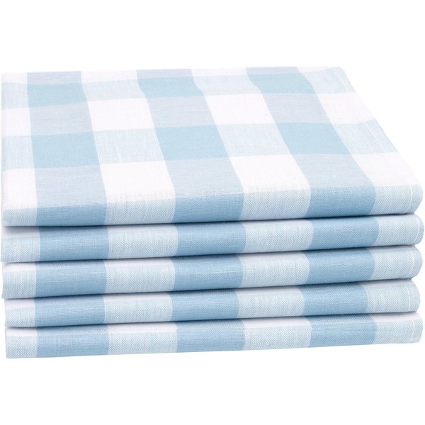ZOLLNER Geschirrtuch, (Spar-Set, 5-tlg), 50 x 70 cm, 50% Baumwolle, 50% Leinen, vom Hotelwäschespezialisten