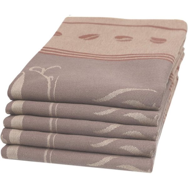 ZOLLNER Geschirrtuch, (Spar-Set, 5-tlg), 50 x 70 cm, 100% Baumwolle, vom Hotelwäschespezialisten