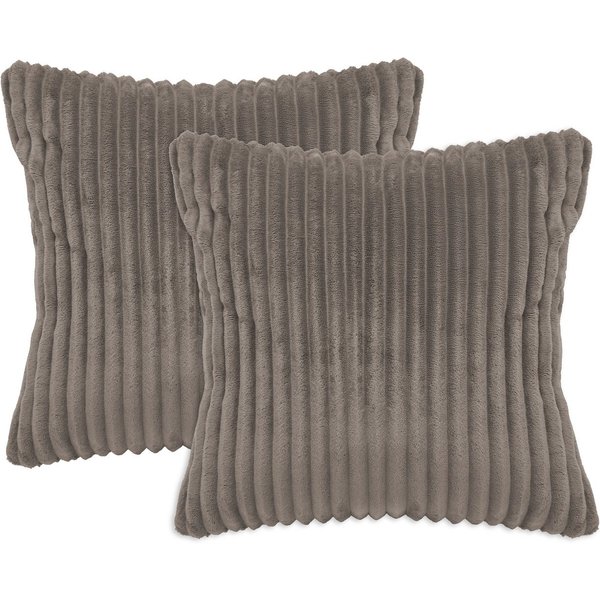 ZOLLNER Kissenbezug, (2 Stück), 40 x 40 cm, 100% Polyester, vom Hotelwäschespezalisten