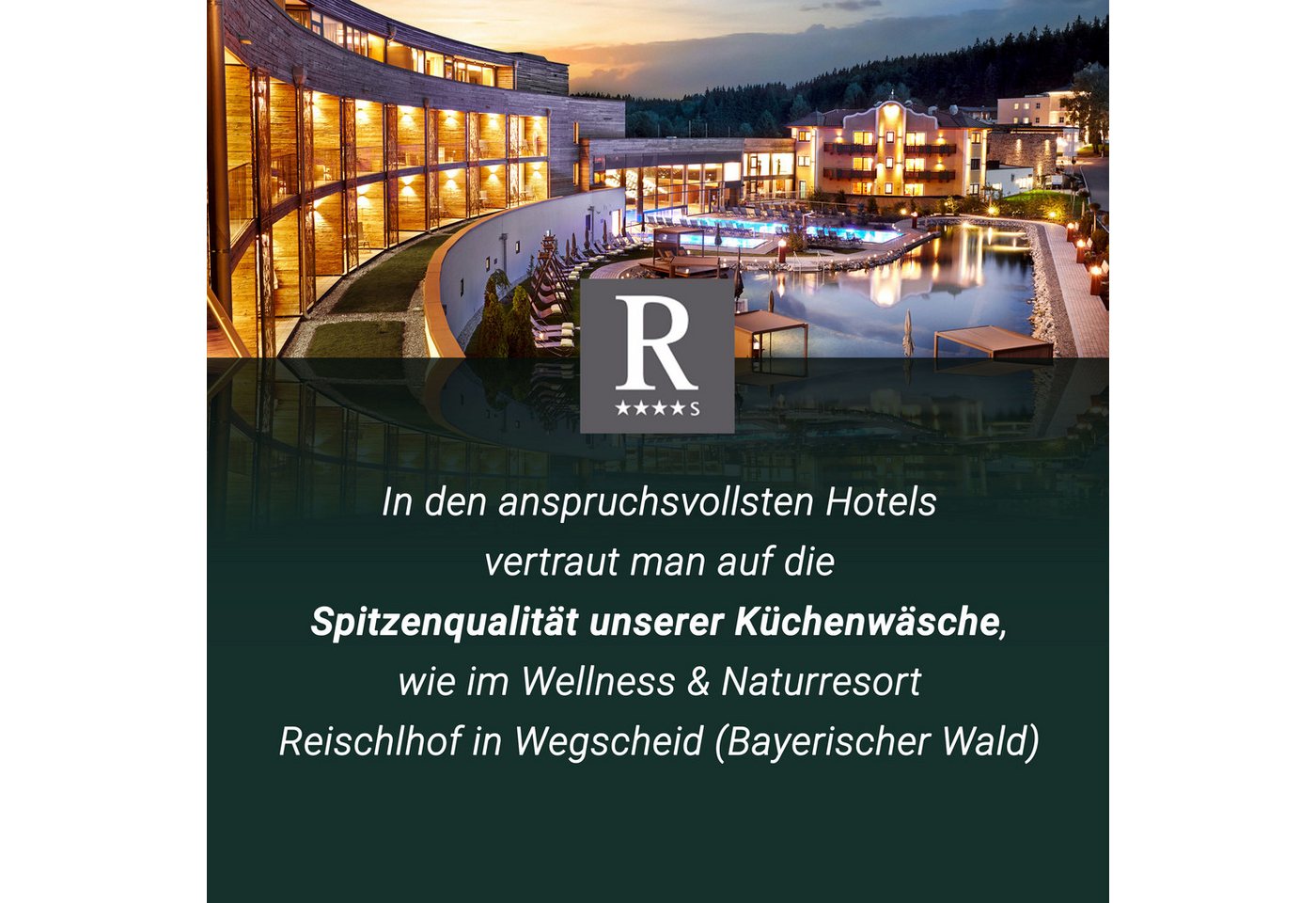 ZOLLNER Kochschürze, 70 x 95 cm, 100% Baumwolle, vom Hotelwäschespezialisten – Bild 2 von 5