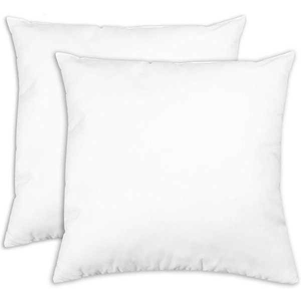 ZOLLNER Kopfkissen, Füllung: 100% Polyester, Seitenschläfer, Bauchschläfer, Rückenschläfer, Spar-Set, 40 x 40 cm, 100% Polyester, vom Hotelwäschespezialisten