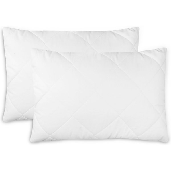 ZOLLNER Kopfkissen, Füllung: 100% Silikonisierte Polyesterhohlfaserbällchen, Spar-Set, 30 x 40 cm, 50% Polyester, 50% Baumwolle, vom Hotelwäschespezialisten