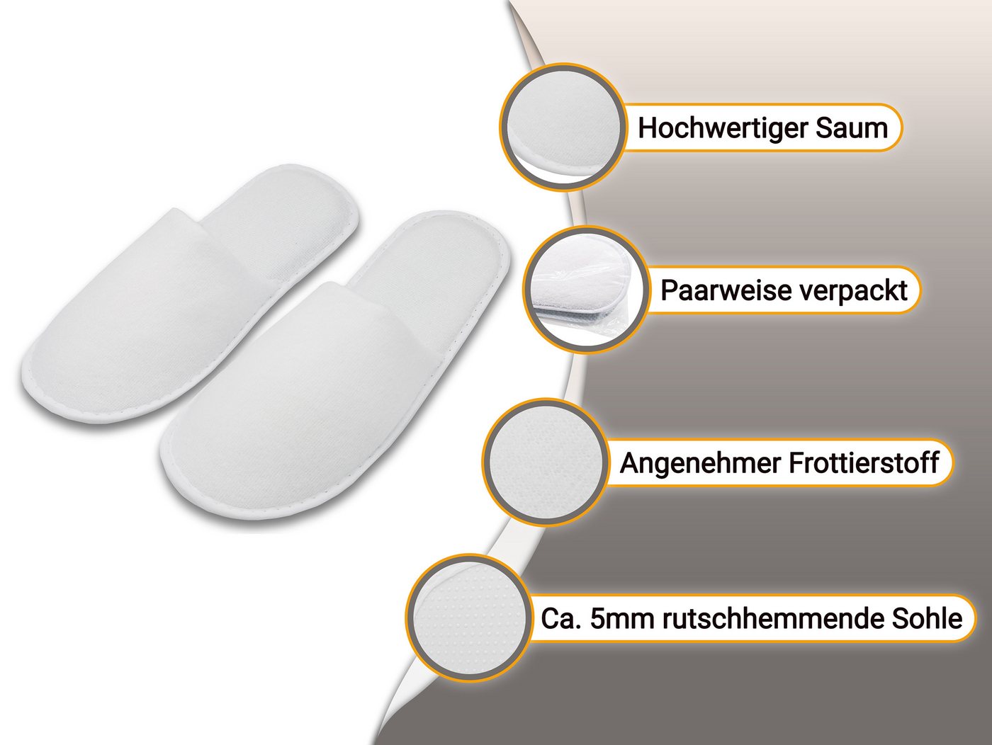 ZOLLNER Pantoffel 100% Polyester – Bild 2 von 5