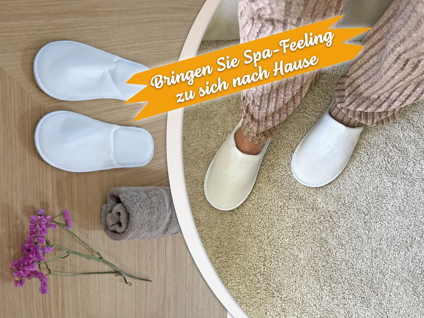 ZOLLNER Pantoffel 100% Polyester – Bild 3 von 5