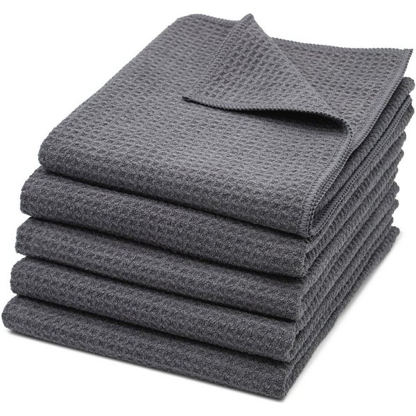 ZOLLNER Reinigungstücher (80% Polyester (recycled), 20% Polyamid, 40x70 cm, 5-tlg., saugstark, 40 x 70 cm, 80% Polyester (recycled), 20% Polyamid)
