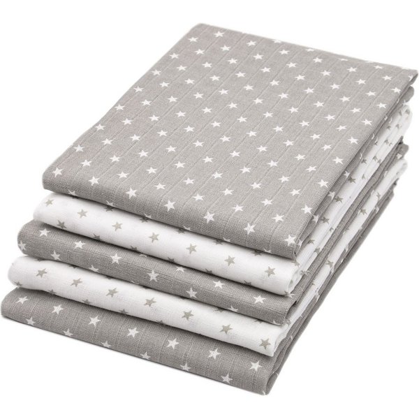 ZOLLNER Spucktuch, (5-tlg., Geschenk-Set), 100% Baumwolle