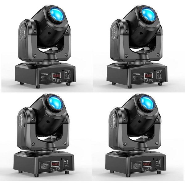 ZonQoonz Discolicht 100W Moving Head Light, BühnenLicht Gobo Strahl Für DJ Party Disco