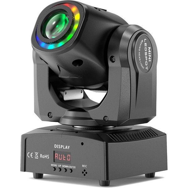 ZonQoonz Discolicht 120W Moving Head Light, BühnenLicht Gobo Strahl Für DJ Party Disco
