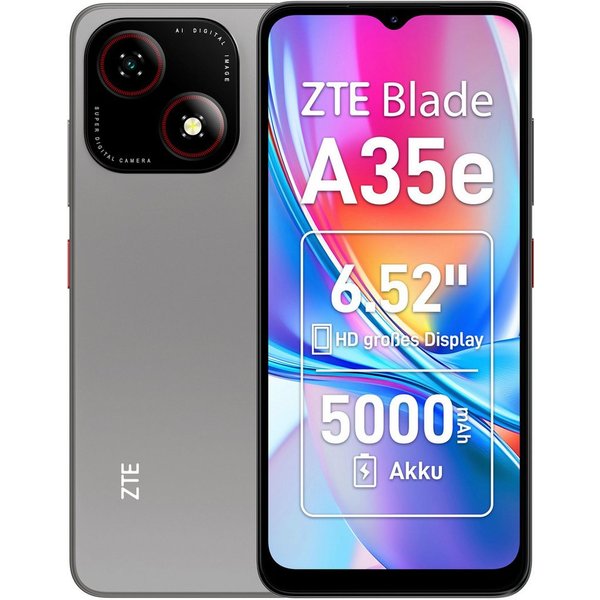 ZTE Blade A35e Smartphone (16,56 cm/6,52 Zoll, 64 GB Speicherplatz, 8 MP Kamera)