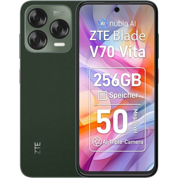 ZTE Blade V70 Vita Smartphone (17,02 cm/6,7 Zoll, 256 GB Speicherplatz, 50 MP Kamera)