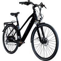 ZÜNDAPP Z810 E-Trekkingbik, schwarz/grau, Damen