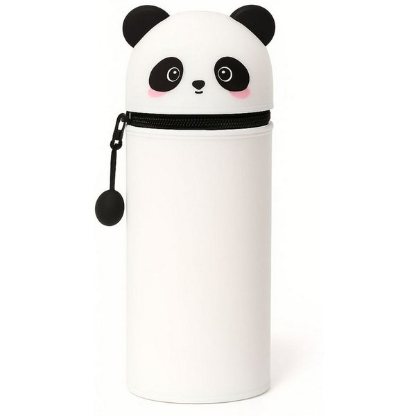 ZUKUNFTSENKEL Federmäppchen Etui Silikon Kinder Mäppchen, (Stiftebox für Schule Büro & Kindergarten, (Pinguin, Panda, Dino, Bär, Katze, Biene), Ausziehbares Fed