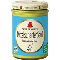 Zwergenwiese Mittelscharfer Bio-Senf, 160 g