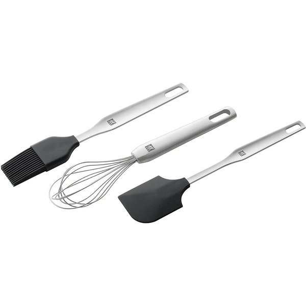 Zwilling Back-Set 3er Set - Backpinsel, Teigschaber, Schneebesen Edelstahl, (3-tlg), Backzubehör, Backutensilien, 3er Set