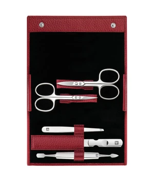 Zwilling Classic Maniküre Set 5 tlg. Echtleder, rot Maniküre-Set · 1 Stk