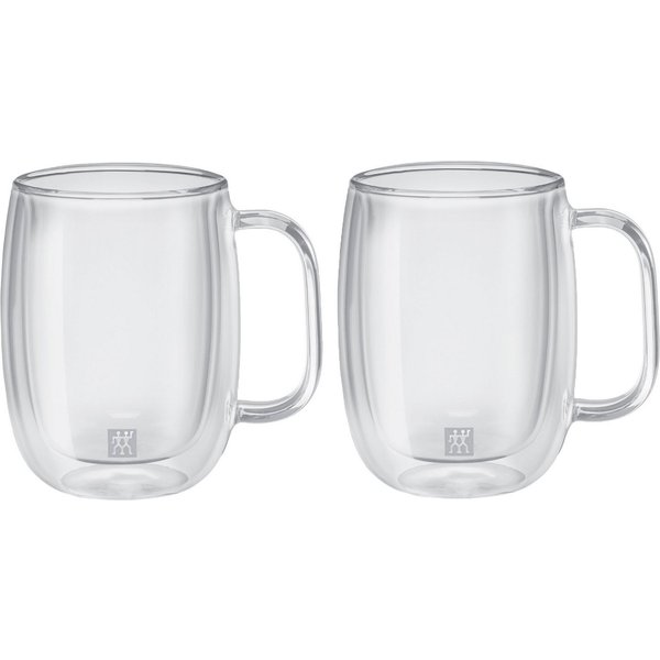 Zwilling Gläser-Set Sorrento Plus, 2-tlg., Borosilikatglas, Doppelwandig, Borosilikatglas, 2-tlg., je 350 ml