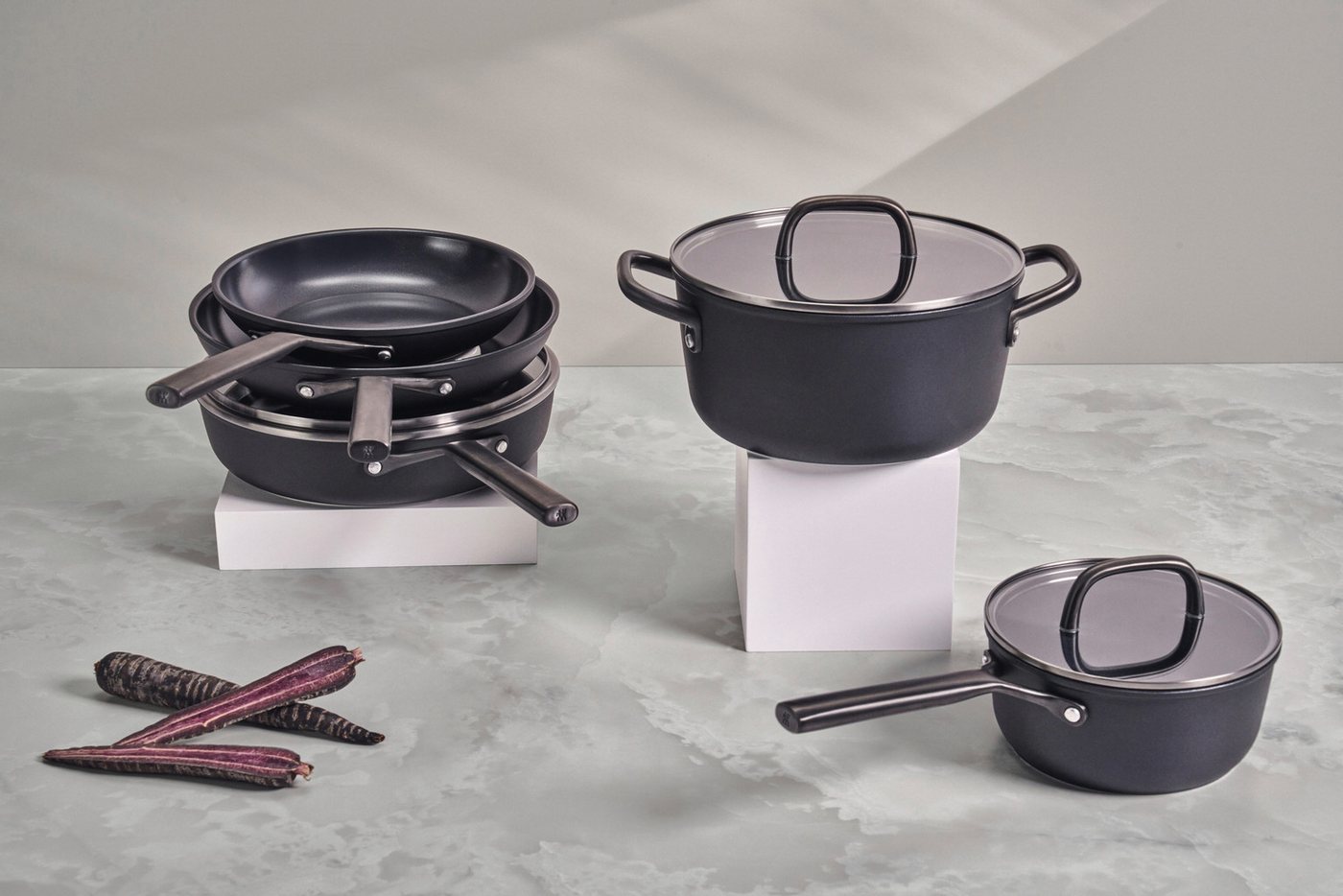 Zwilling Kasserolle Milano, Aluminium (1-tlg), Made in Italy, inkl. Deckel, Keramikbeschichtung, Induktion – Bild 5 von 5