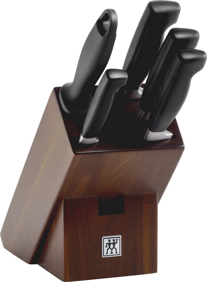 Zwilling Messerblock **** VIER STERNE (7tlg), Made in Germany, Sonderschmelze, inkl. Vielzweckschere & Wetzstahl – Bild 2 von 5