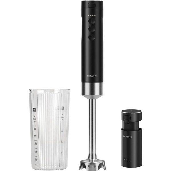Zwilling Stabmixer XTEND, Kabelloser Akku-Stabmixer mit Winglet-Klinge und Soft-Start