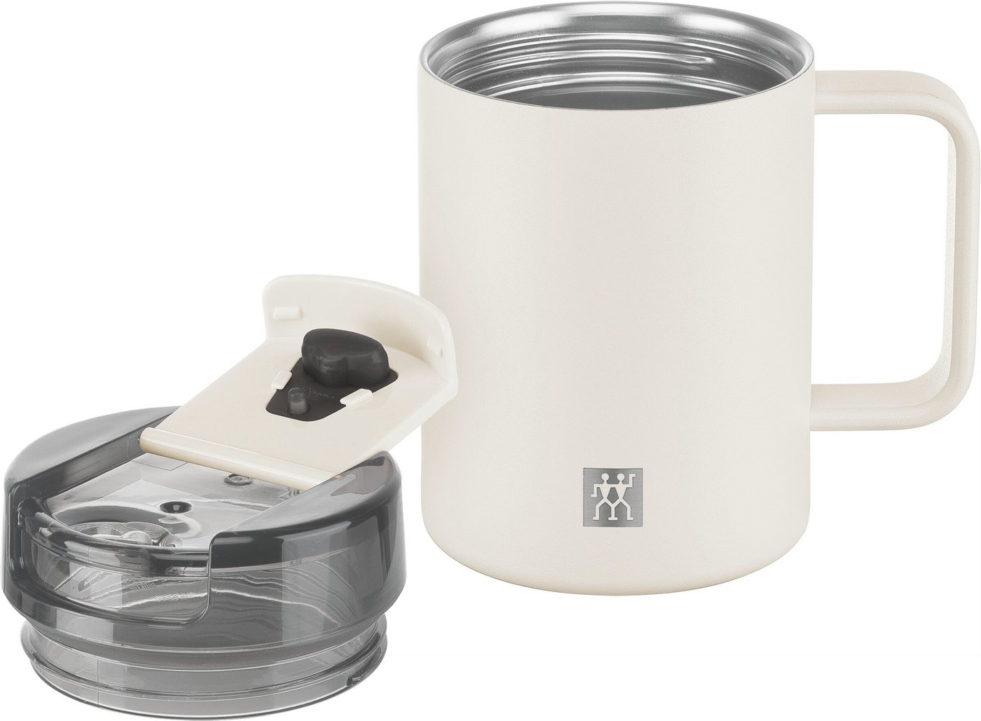 Zwilling Thermobecher Thermo Plus, 1-tlg., Edelstahl, Edelstahl, Doppelwandig, To-Go, Auslaufsicher – Bild 2 von 5