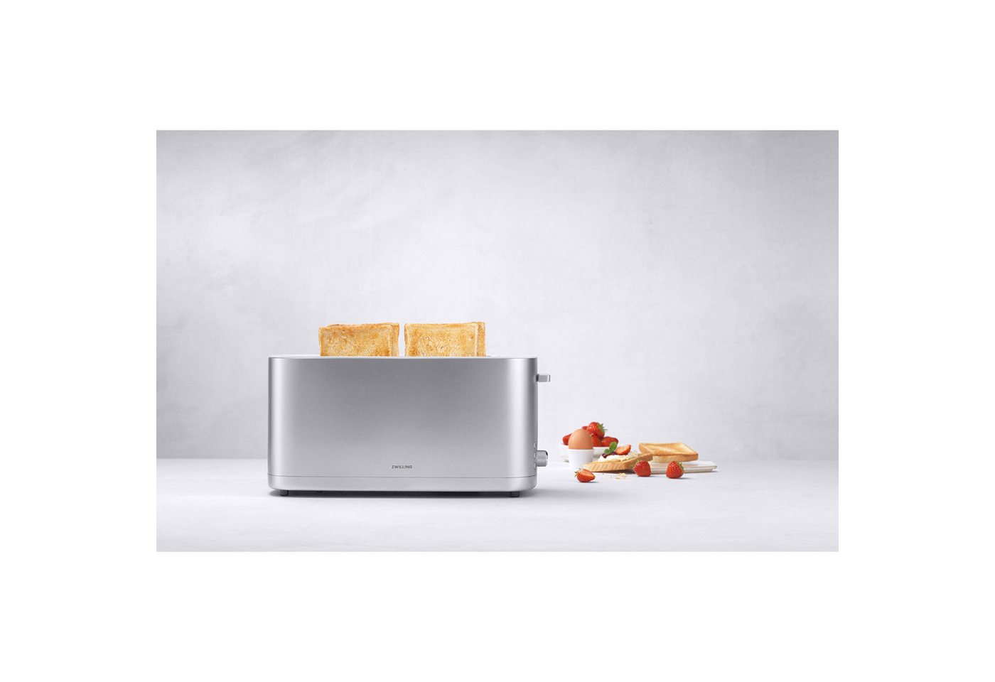 Zwilling Toaster 1005779 Enfinigy, Langschlitz-Toaster für 4 Scheiben, Mit Brötchenaufsatz & Automatik – Bild 3 von 5