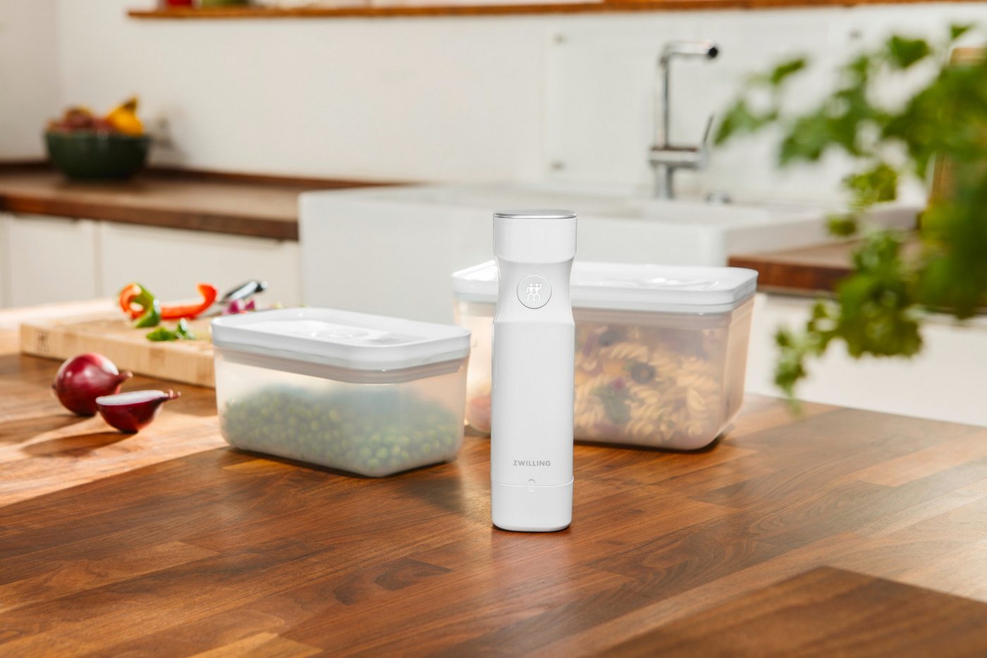 Zwilling Vakuumbehälter Fresh & Save, Kunststoff, Silikon, (Set, 7-tlg., Vakuumpumpe inkl. 2 Vakuumboxen & 4 Vakuumbeutel), Vakuum Starter-Set, Kunststoff, Spül – Bild 3 von 5