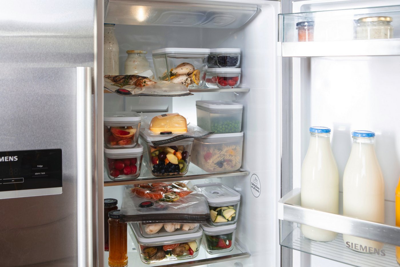 Zwilling Vakuumbehälter Fresh & Save, Kunststoff, Silikon, (Set, 7-tlg., Vakuumpumpe inkl. 2 Vakuumboxen & 4 Vakuumbeutel), Vakuum Starter-Set, Kunststoff, Spül – Bild 5 von 5