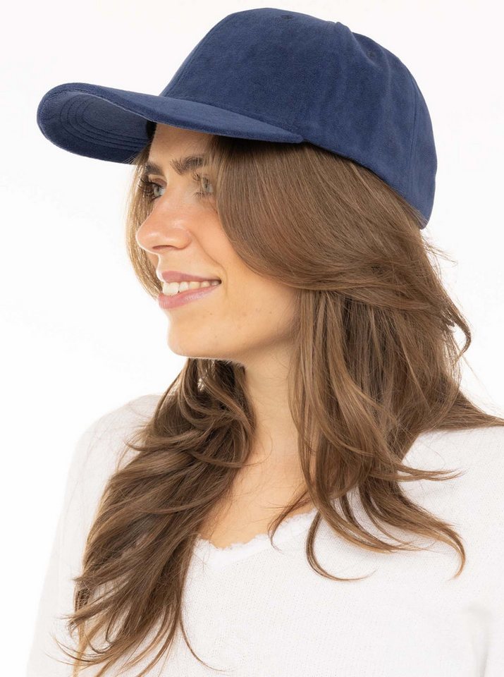 Zwillingsherz Baseball Cap "Velour" Samtiges Material, unifarben – Bild 2 von 3
