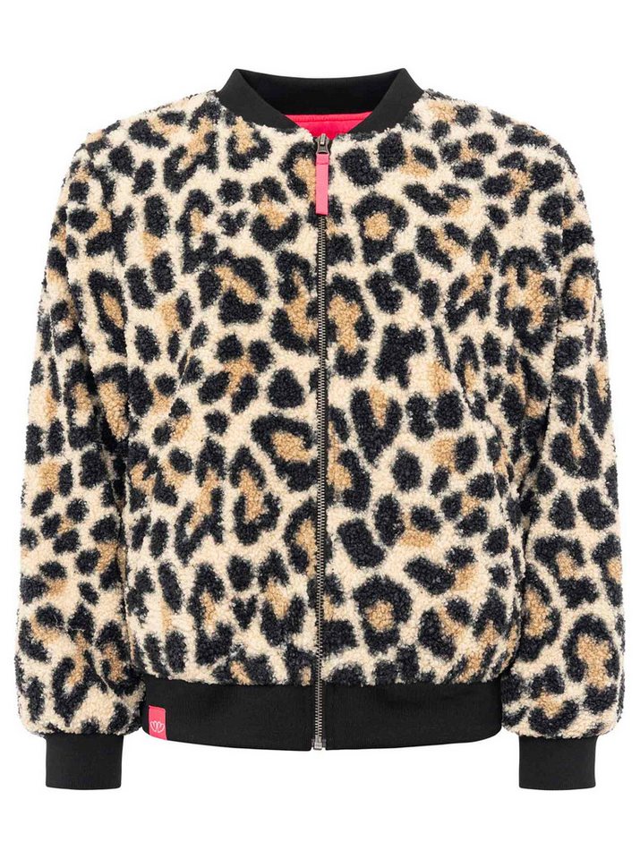Zwillingsherz Bomberjacke "Classic Leo" stylisch,kuschelig, Rippbündchen – Bild 2 von 5