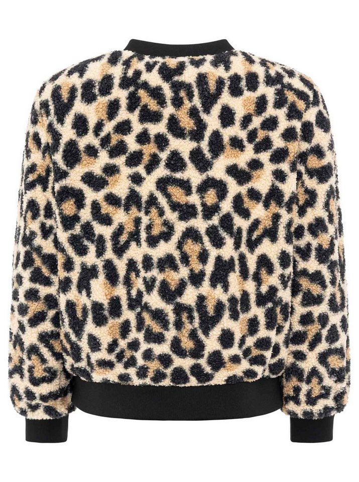 Zwillingsherz Bomberjacke "Classic Leo" stylisch,kuschelig, Rippbündchen – Bild 4 von 5