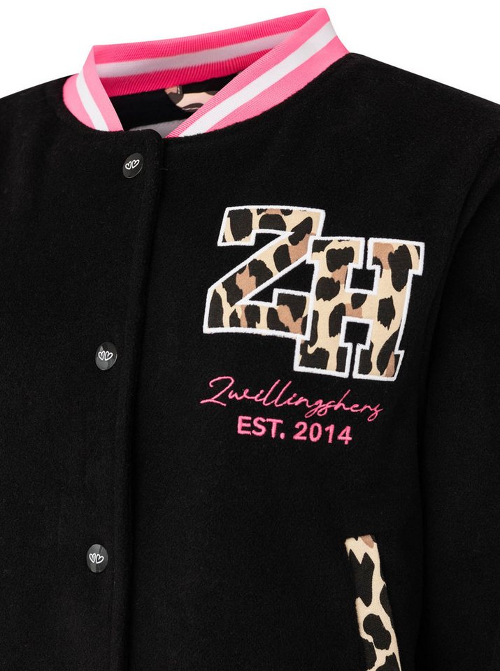 Zwillingsherz Bomberjacke College Leo – Bild 3 von 3