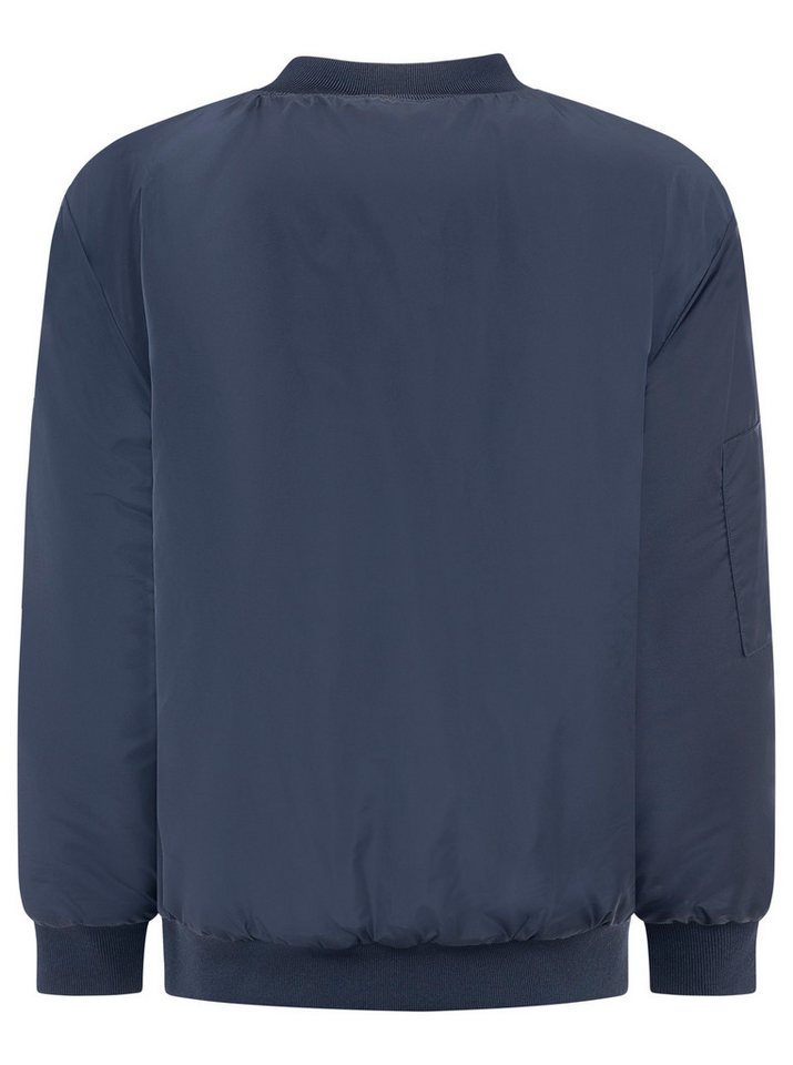 Zwillingsherz Bomberjacke "Happy" Oversize-überschnittene Schulter, Patten-Taschen – Bild 4 von 5
