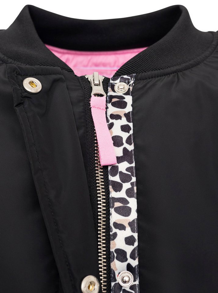Zwillingsherz Bomberjacke "Wild Heart" Oversize - überschnittene Schulter, Taschen mit Druckknöpfen – Bild 5 von 5