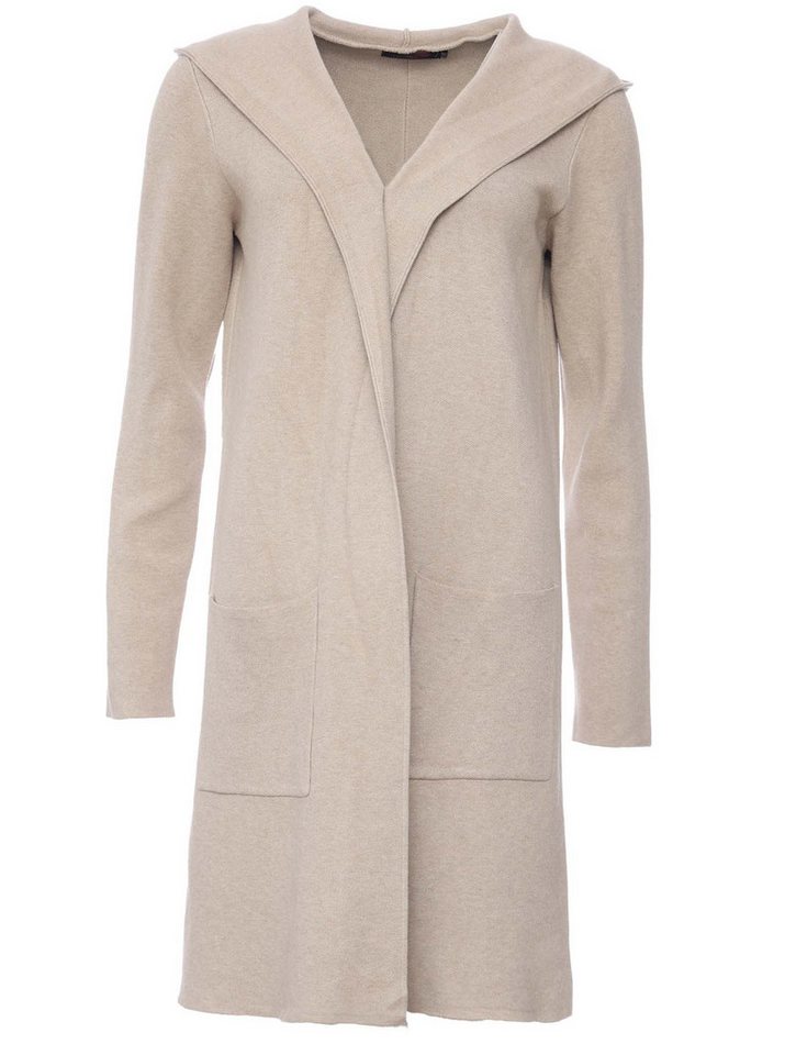 Zwillingsherz Cardigan Kapuze, Taschen, Langarm, ohne Verschluss – Bild 2 von 5