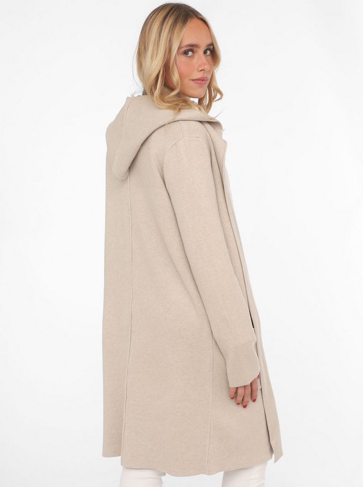 Zwillingsherz Cardigan Kapuze, Taschen, Langarm, ohne Verschluss – Bild 3 von 5